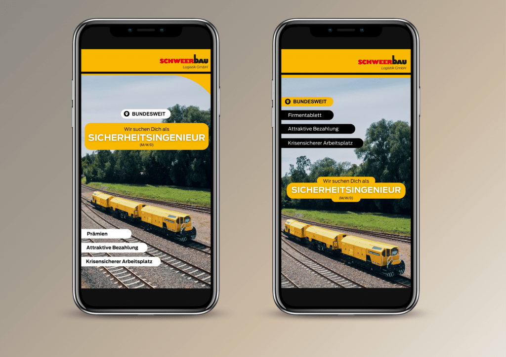 Handymockups der Firma Schwerbau